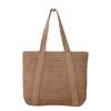 Bolsa Grande de Papiro Tejida a Mano, Bolsa Diaria para el Trabajo, Bolso de Hombro, Bolsa para Mamá, Bolsa de Playa para Vacaciones, Bolsa de Compras