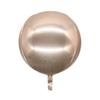 Globo redondo 4D de película de aluminio de 10 pulgadas, 15 pulgadas, 18 pulgadas, 22 pulgadas, decoración para fiesta de cumpleaños, globo de papel de aluminio animal degradado