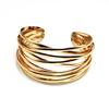 Aliexpress Mais Vendido Pulseira Popular Europeia e Americana Casual Semicircular Oca em Forma de C Pulseira Moderna e Mais Fácil para Combinar Acessórios de Mão Atacado