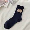 Meias Fofas Estilo Ins com Cabeça de Urso Desenho Animado Meia-Calça para Todas as Estações Meninas Macias Cêra Absorventes de Suor Versáteis Algodão Meias Venda por Atacado