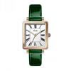Poesia Gaudi Europeu Romano temperamento retro moda simples pequeno dial ins estilo pulseira de couro relógio senhoras atacado