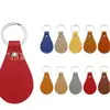 Kit de Porta-Chaves de Couro, Chaveiros em Couro PU em Branco Formato de Gota Chaveiro de Couro Etiqueta de Chave em Atacado para Gravação a Laser Fabricação de Chaveiros Artesanato DIY, Várias Cores
