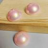 Crema Semiredonda 6-25mm Accesorios de Perlas Parche DIY Pendientes Pasador Botón Accesorios Materiales Cuentas Sueltas Brillante