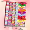 Set de regalo de accesorios para el cabello para niños, ligas para el cabello de bebé, pinzas laterales para niñas, accesorios para el cabello, cuerdas para el cabello de princesa para niñas