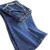 Saia Jeans de Cintura Alta com Franjas e Barra Desfiada para Mulheres, Primavera 2026 Nova Saia A-Line de Verão para Garota Quente de Comprimento Médio e Modelo Guarda-Chuva