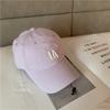Gorra de béisbol con letras de Los Ángeles para mujer, de estilo coreano, suave y con parte superior informal, para primavera y verano