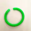 Argolas de Plástico para Livro Argolas para Fichário Argolas Abertas Argolas de Plástico com Fivela Dupla Círculos de Plástico Coloridos para Crianças Alta Tenacidade