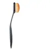 Pincel de Maquiagem Novo Único Nº 4 Tipo Escova de Dentes Preto Flexível Não Come Pó Portátil Pincel de Maquiagem Pincel para Base BB Cream