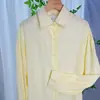 Ropa de Protección Solar de Lyocell Tencel Algodón con Caída y sin Arrugas para Mujer, Verano, Transpirable, Versátil, Camisa que Cubre los Glúteos, Camisa Jacket Fina