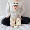 Chaleco de suéter para niño, otoño e invierno 2024, nuevo chaleco de punto cálido para niños, primavera y otoño, chaleco para bebé, estilo occidental