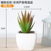Simulación Carnosa Cerámica Bonsái Escritorio de Oficina Carnoso Decorativo Pequeños Adornos Gadgets Maceta Flores Artificiales Falsas