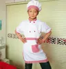 Día del Niño Traje de Chef para Padres e Hijos Atuendo de Presentación para Niños Pequeños y Bebés Traje de Pequeño Chef Ropa de Juego de Rol Cos Chef