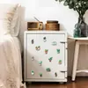 20 Peças de Ímãs de Geladeira Magnéticos Macios de Cacto Plantas em Vasos Verdes Venda Quente Transfronteiriça Pequenos Frescos Criativos Adesivos Magnéticos à Prova d'Água