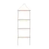 Suporte de armazenamento para presilhas de cabelo Estilo Boêmio Organizador de armazenamento de colares, tiaras e presilhas de cabelo Cabide Cabide de parede para quarto infantil Decoração de parede