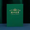 Funda texturizada para certificado de honor con sensación de alta gama, funda de cuero estampada en oro para cartas de nombramiento, funda personalizada para certificado de graduación A4Jlm