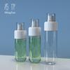 Frasco Spray de Maquiagem de Névoa Fina Personalizado Pure Dew Refill 150ml Redondo Transparente Pressão Cuidados com a Pele Hidratante Frasco Cosmético