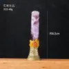 Cruz Cristal Natural Pedra de Rolar Pilar de Cristal Árvore da Vida Sino de Mão Criativo Adereços de Halloween Decorações Enfeites