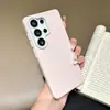 Adecuado para funda de teléfono Samsung S25 nueva tipo pudín de dopamina, funda protectora TPU S26 con agujero grande, funda transfronteriza A36