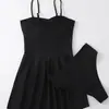 Vestido de Verano de Vacaciones en la Costa Europeo y Americano 2026 para Mujer Conjunto de Vestido de Playa de Dos Piezas con Tirantes Nuevo Amazon