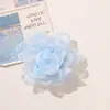 Flores de Malla Multicapa con Bordes Quemados, de Aspecto de Hada y Estéticamente Agradables, para Ropa DIY, Accesorios para el Cabello, Ramilletes, Pinzas para el Cabello y Materiales Auxiliares