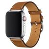 Pulseira de Couro Genuíno Apple Adequada para Apple Watch S9/10/11 Pulseira de Relógio iWatch Se3 Pulseira de Couro de Vaca