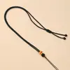 Cordón Sencillo para Collar Adecuado para Usar Joyería Dorada, Cordón para Colgante DIY, Correa de Cuello Trenzada Semi-Terminada, Ajustable