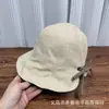 Sombrero de Pescador Estilo Coreano con Lazo Ins que Hace que la Cara se Vea Más Pequeña, Sombrero de Cubo de Verano para Mujer, Sombrero de Cubo para Sombrilla y Protección Solar Coreano al por Mayor