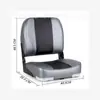 Asiento de Conducción Marino, Asiento Plegable de Pesca, Kayak, Yates, Barco de Aleación de Aluminio, Asiento Marino de Fibra de Vidrio, Leidujue