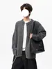 Cardigan Tricot Colorido Botão Estilo Preguiçoso Retrô para Homens e Mulheres Outono Tendência Marca Estilo Old Money Jaqueta de Tricô com Mistura de Lã