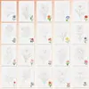 128 Diseños Florales Lineales Dibujados a Mano Bocetos Simples para Principiantes sin Experiencia Previa, Colección de Pegatinas, Materiales de Alta Definición para Bricolaje