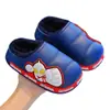 Ultraman 2025 Nuevas Pantuflas de Algodón para Niños Invierno Calientes para Niños Forradas de Felpa Impermeables Zapatos de Algodón Cerrados de Talla Mediana a Grande para Niños Niños