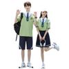 Formatura Guofeng 2024 Foto Real Casal Camisa Simples Casual Fresca Verão Estudante Manga Curta Uniforme Escolar Uniforme de Turma