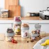 Caja portátil de doble capa multiusos para conservar yogur, ensaladas, frutas, snacks, comida para bebés y suplementos.