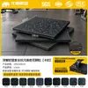 Tapetes para Piso de Gimnasio Tapetes Absorbentes de Impacto para Interiores Aislamiento Acústico Esterilla de Goma con Absorción de Impacto para Ejercicio con Mancuernas Almohadilla Deportiva Antideslizante para Barras de Pesas