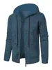 Nueva Sudadera con Capucha de Punto Jacquard Casual Deportiva para Hombre