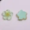 Frangipani de Dibujos Animados Colorido Pegamento en Crema Hecho a Mano DIY Accesorios para el Cabello Pasador Funda para Teléfono Móvil Parche Imán para Refrigerador Accesorios de Joyería