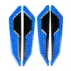Tira Anticolisión para Puerta de Coche, Tira Antirrayaduras para Carrocería, Calcomanía Reflectante de Advertencia, Calcomanía Decorativa de Modificación Antirrayaduras de Fibra de Carbono, Juego de Cuatro