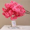 Galho de flor de cerejeira criptografada artificial arco de casamento decoração de flor artificial conjunto interno planta de flor artificial material de flor em estoque atacado