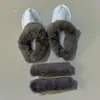 Forro para sapatos de caverna com forro de fleece para inverno, capa de algodão removível, capa de lã removível, pantufas de pelúcia de algodão acolchoadas, atacado
