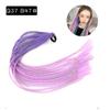 Pelucas de Cola de Caballo Dreadlock Estilo Europeo y Americano al por Mayor para Niños, Pelucas de Gomas Elásticas de Colores, Trenzas Boxeadora de Colores de Fibra de Alta Temperatura