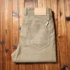 2025 nuevos pantalones casuales rectos de mezclilla para hombre, primavera y verano, delgados, de alta gama, modal, amigables con la piel, protección ambiental, cinco bolsillos