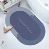 Alfombra de Baño Clásica Transfronteriza Barro de Diatomeas Absorción de Agua Antideslizante Decoración de Inodoro Reposapiés Alfombra de Comercio Exterior Dropshipping