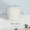 Taza de Cerámica con Foto y Logo, Taza Grabada, Regalo Personalizado para Reunión Anual Corporativa, Taza de Leche con Asa en Forma de C