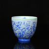 Taza de té de cerámica, taza individual, grande, estilo japonés, vintage, de gres, juego de té Kung Fu, taza de degustación de té, taza Bogum con cambio de horno, taza de café