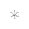 Nuevos Pendientes de Aleación de Titanio F136 de Lanbo, Tachuelas de Copo de Nieve Escarchado, Piercings de Lengua, Joyería de Barra Plana Espiral Interna de Aleación de Titanio