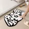 Alfombra Jacquard de Terciopelo Fantasma Hecha a Medida de Fábrica, Felpudo Absorbente de Agua Antideslizante para Entrada de Baño, Felpudo para Entrada, Alfombra para Vestíbulo