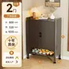 Zapatero de acero para entrada de casa, armario de almacenamiento a prueba de polvo para pasillo, mueble de entrada multicapa de gran capacidad