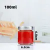Frasco de Vidrio Miel Personalizado con Tapa Alta, Frasco Redondo para Pepinillos, Frasco de Cocina para Encurtidos, Frasco de Almacenamiento, Frasco Sellado para Salsa de Chile, Frasco Vacío