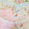 Tela 100% algodón de 40 hilos con estampado digital, tela con lindo patrón de gato y perro de dibujos animados para ropa infantil, atuendos para padres e hijos, tela para manualidades