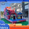 Castelo inflável ao ar livre ao ar livre para crianças doces casa de salto trampolim tema castelo travesso slide exportação fábrica de moldes de ar